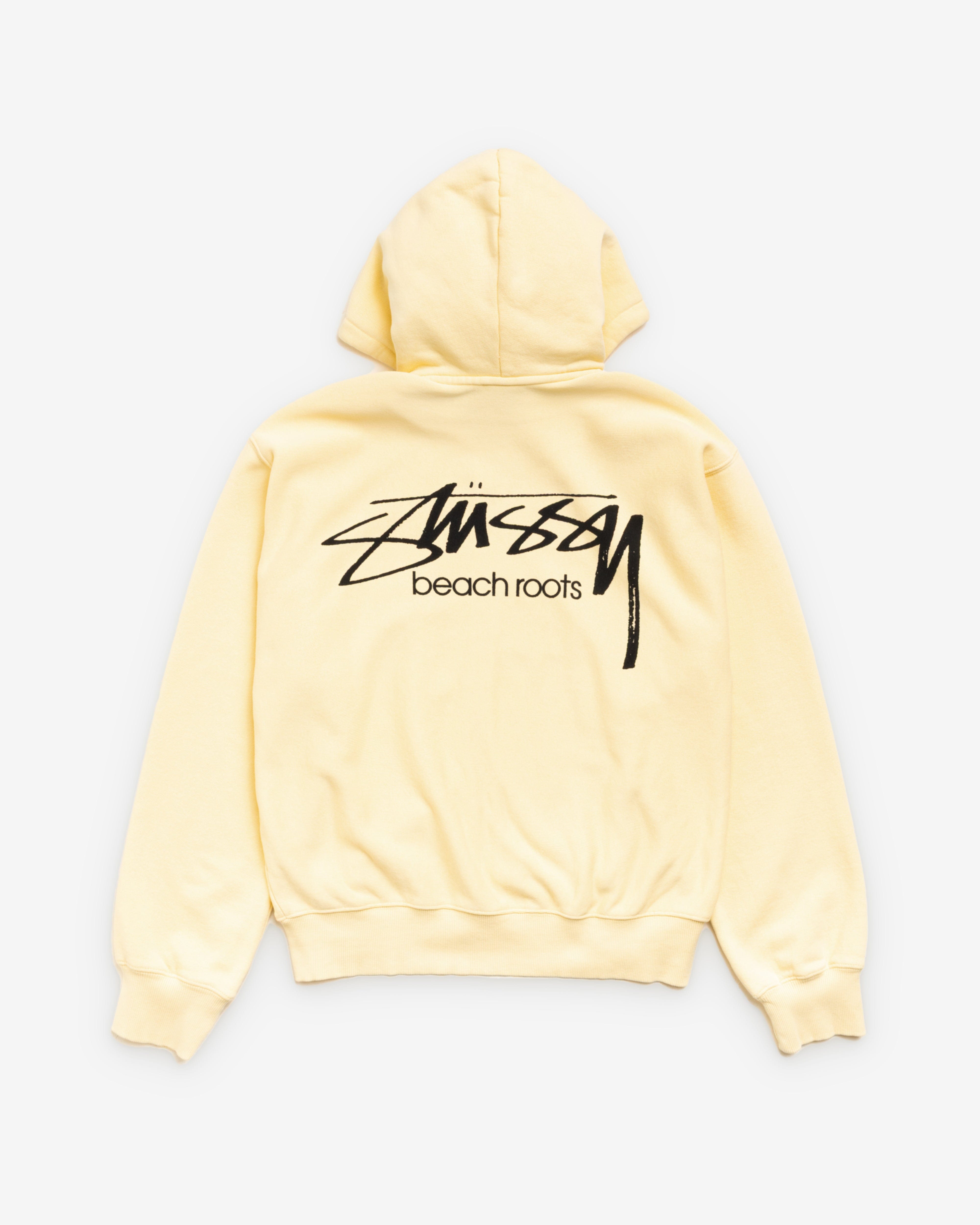 Stüssy - Men's Beach Roots Gar. Dyed Zip Hood - (Gold)