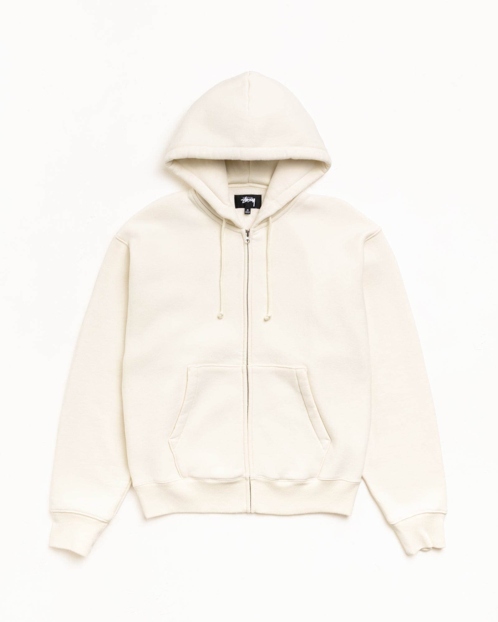 Stüssy - Men's Cursive Applique Zip Hood - (Natural)