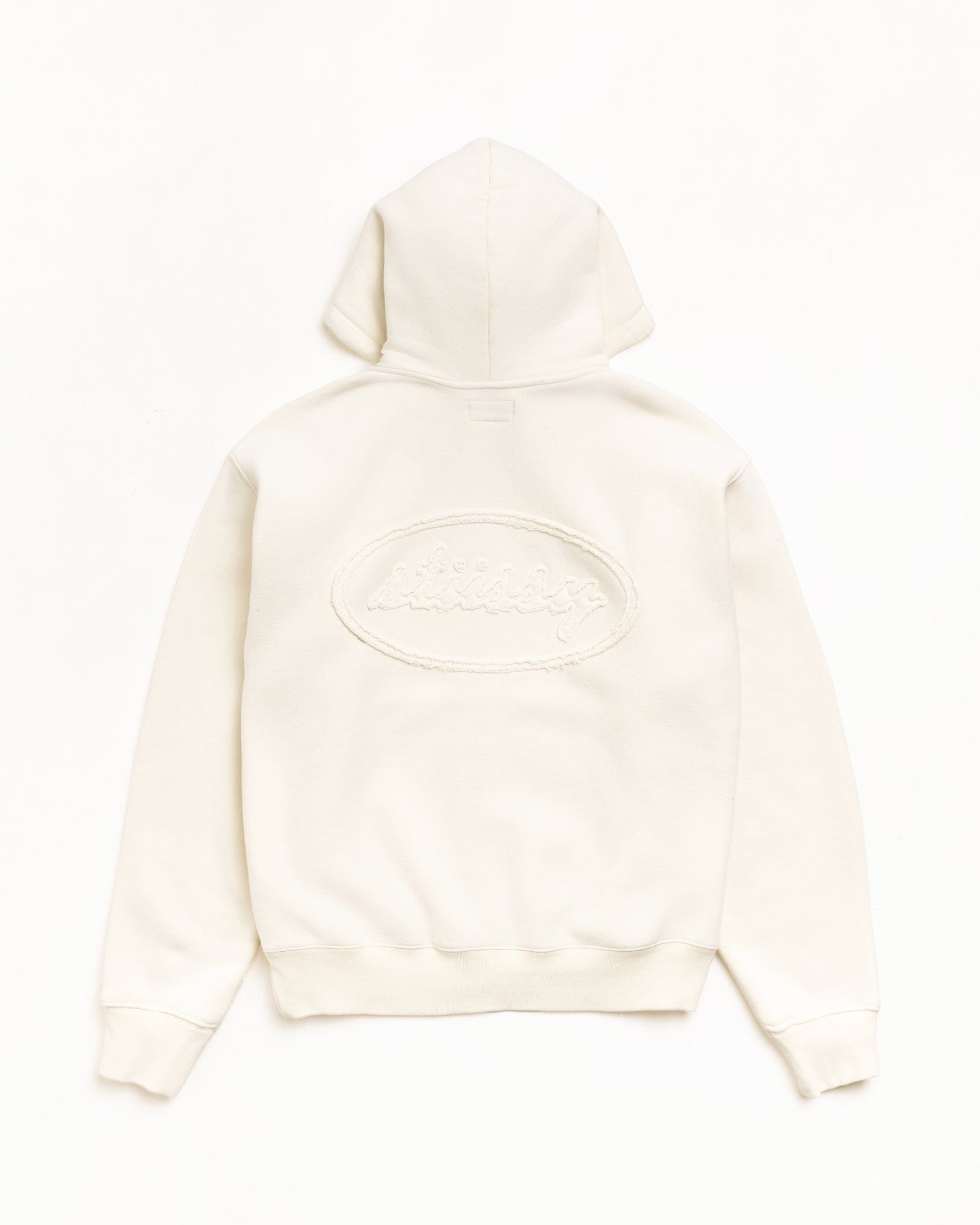 Stüssy - Men's Cursive Applique Zip Hood - (Natural)