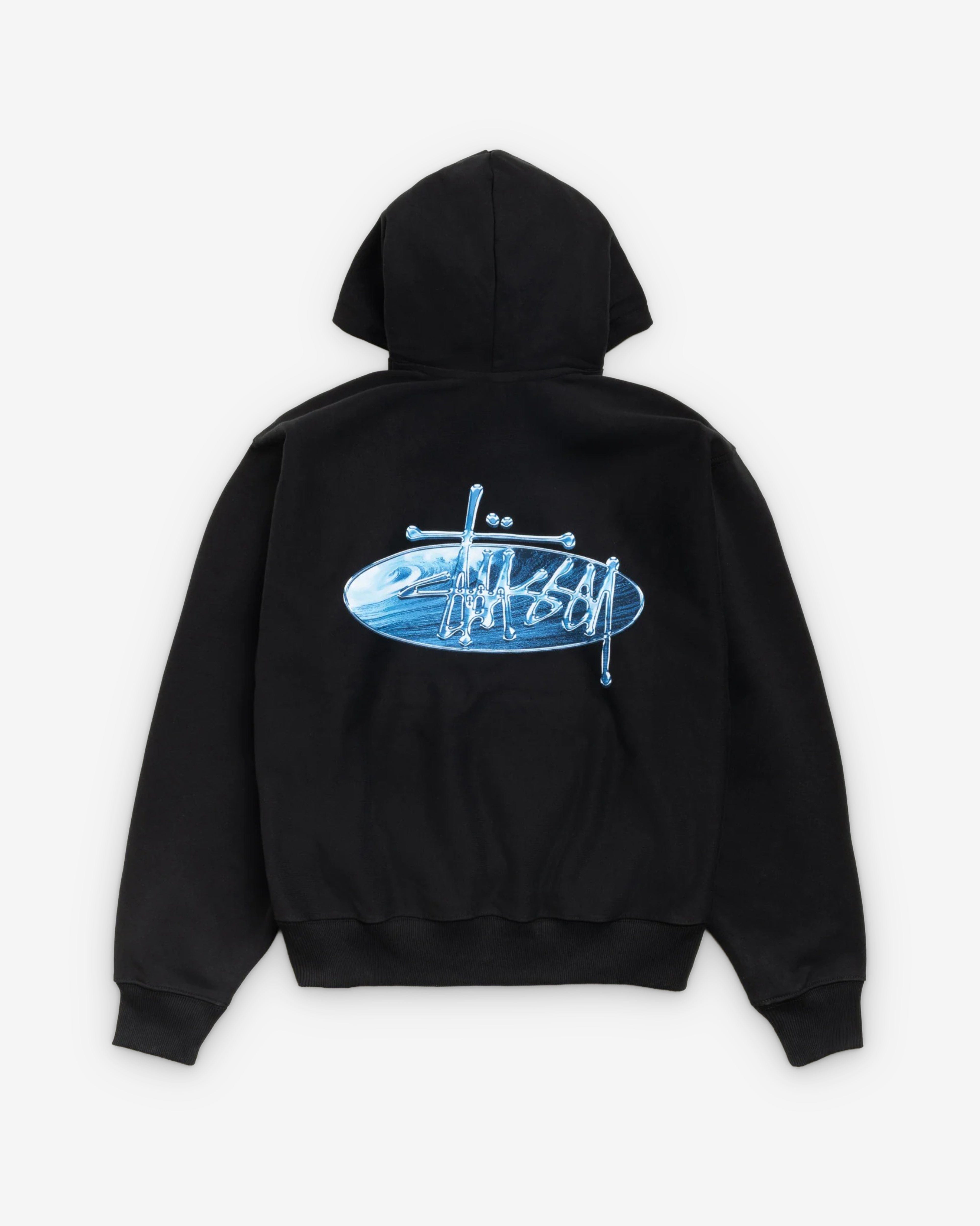 Stüssy - Men's Wave Oval Hood - (Black)