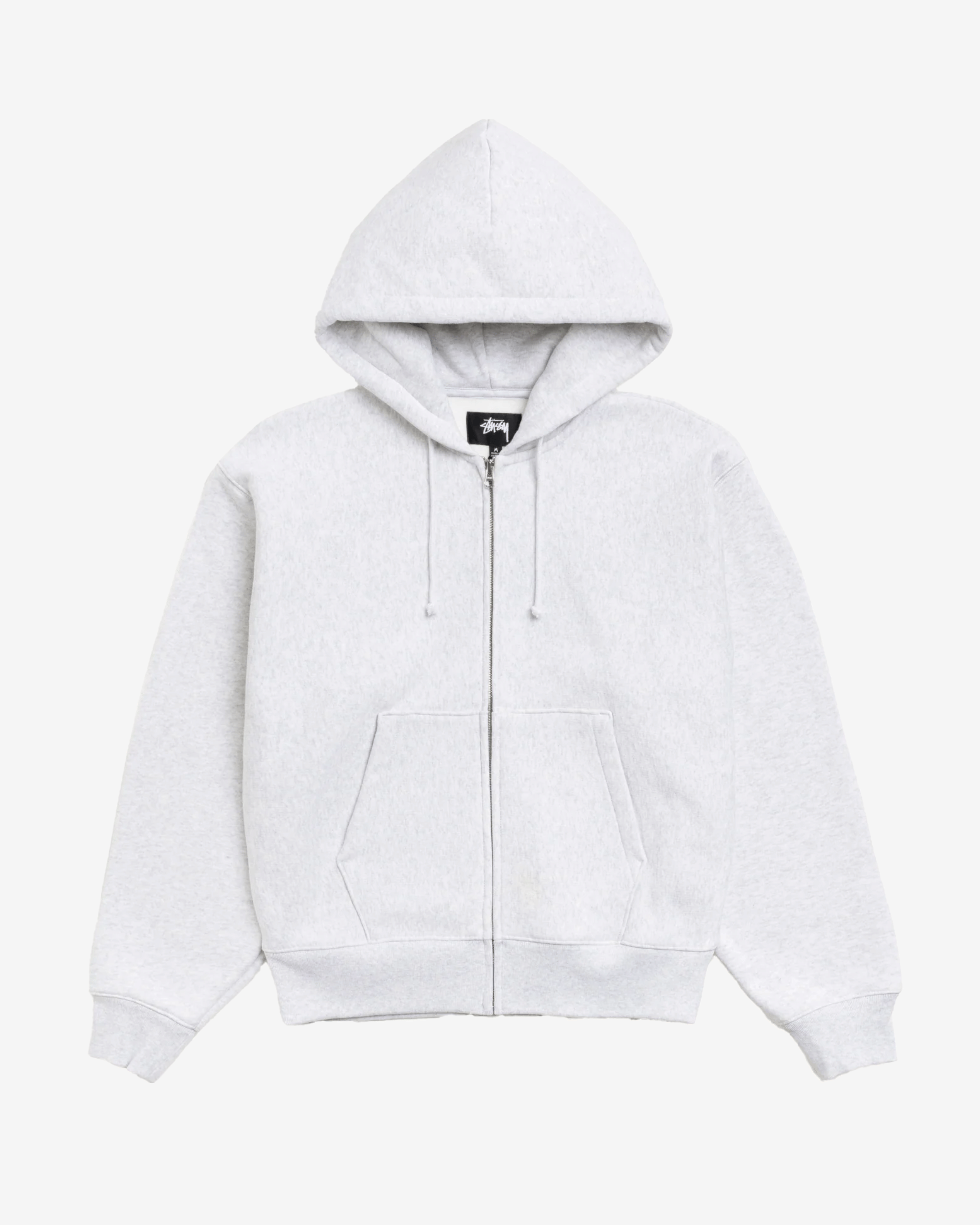 Stüssy - Men's Basic Diamond Zip Hood - (Ash Heather)