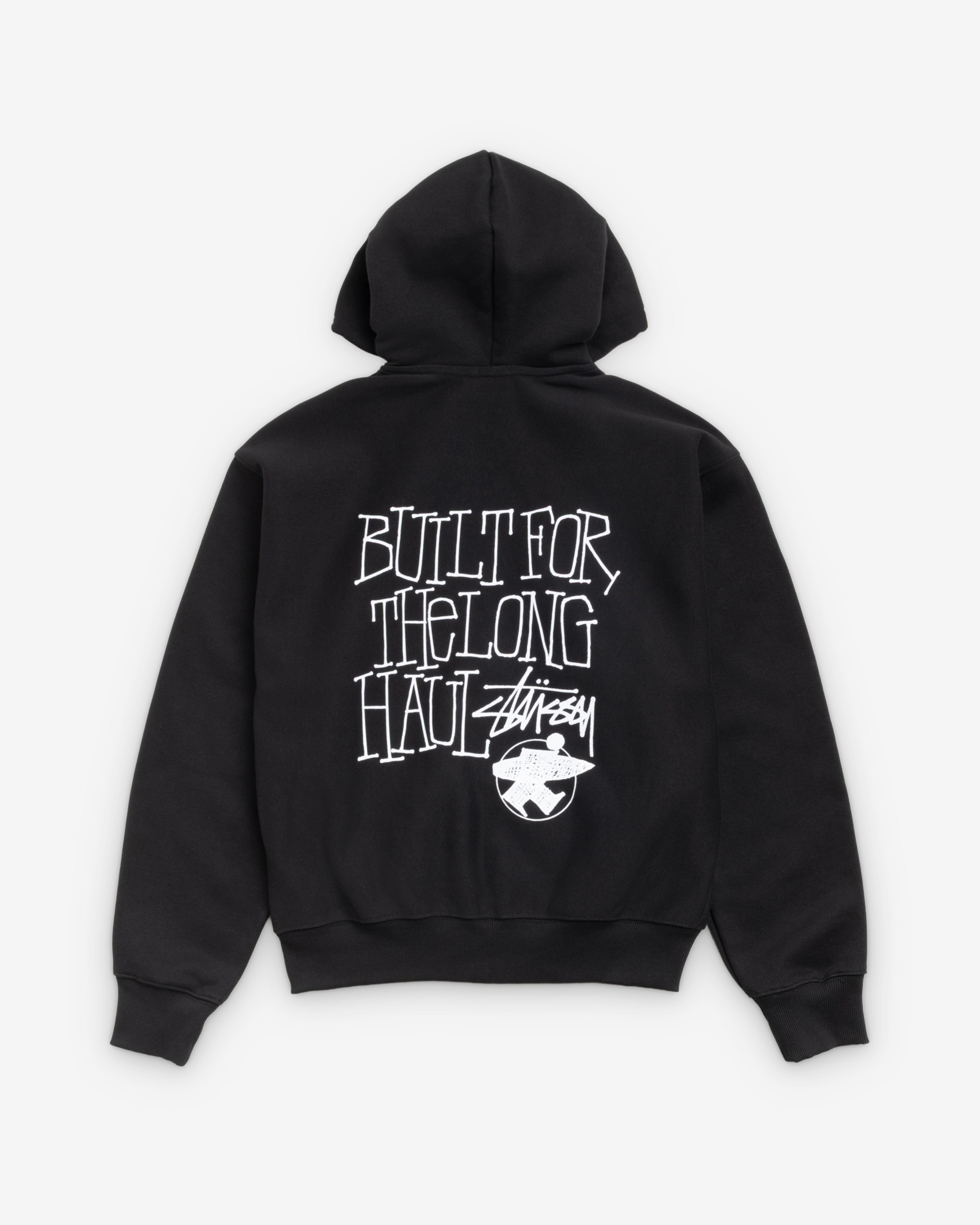Stüssy - Men's Long Haul Zip Hood - (Black)