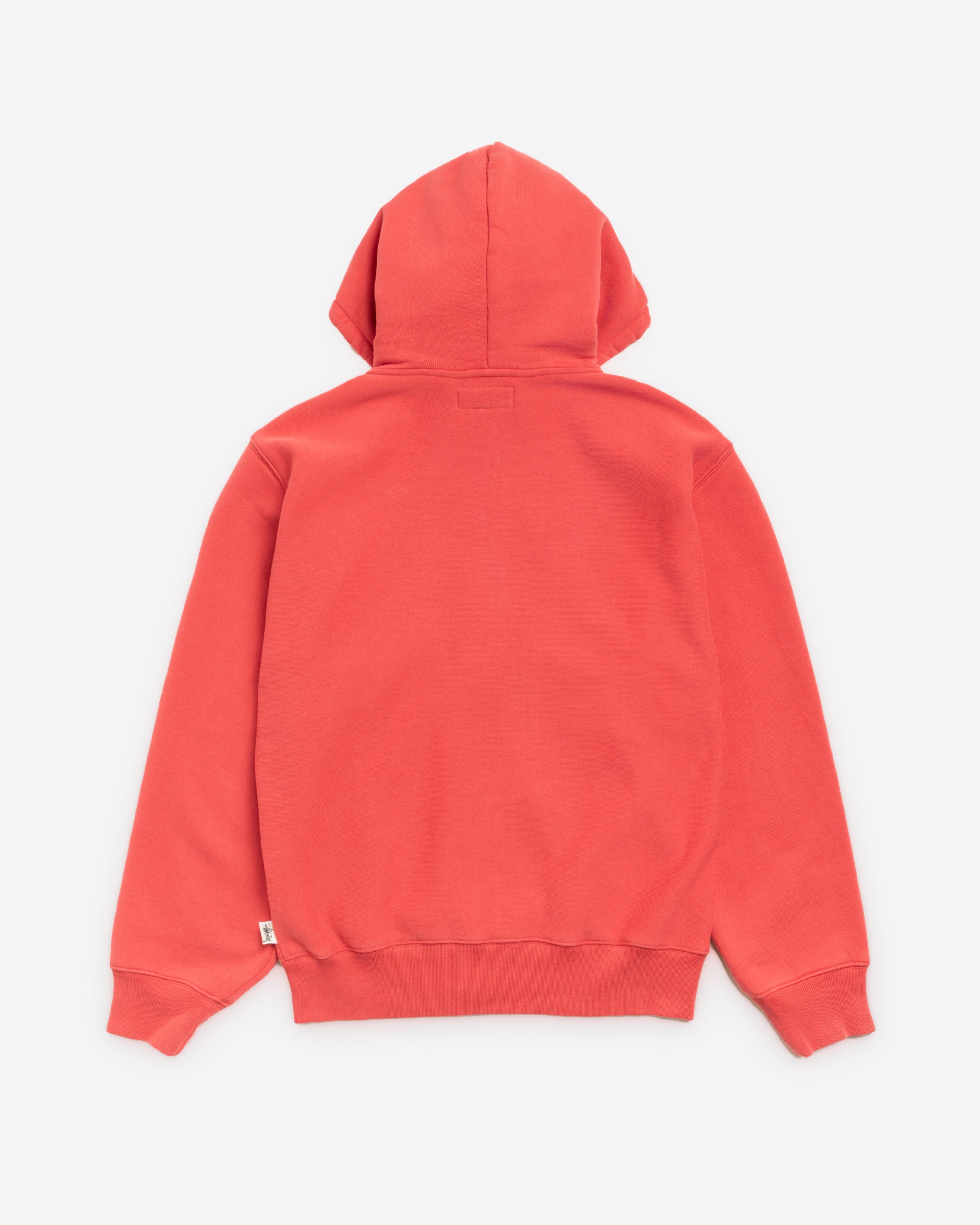 Stüssy - Men's Sweats Zip Hoodie - (Red)