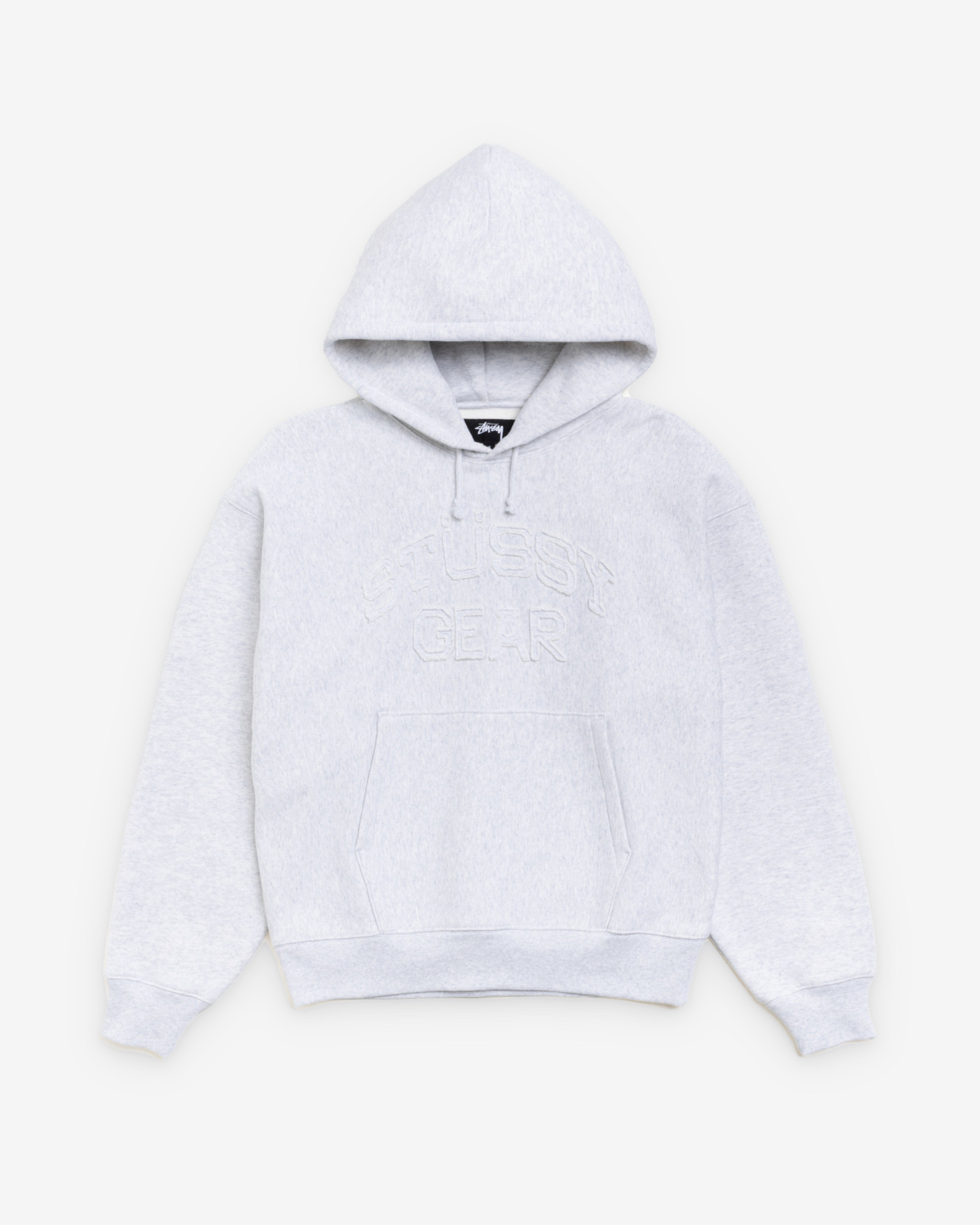 Stüssy - Men's Gear Applique Hood - (Ash Heather)