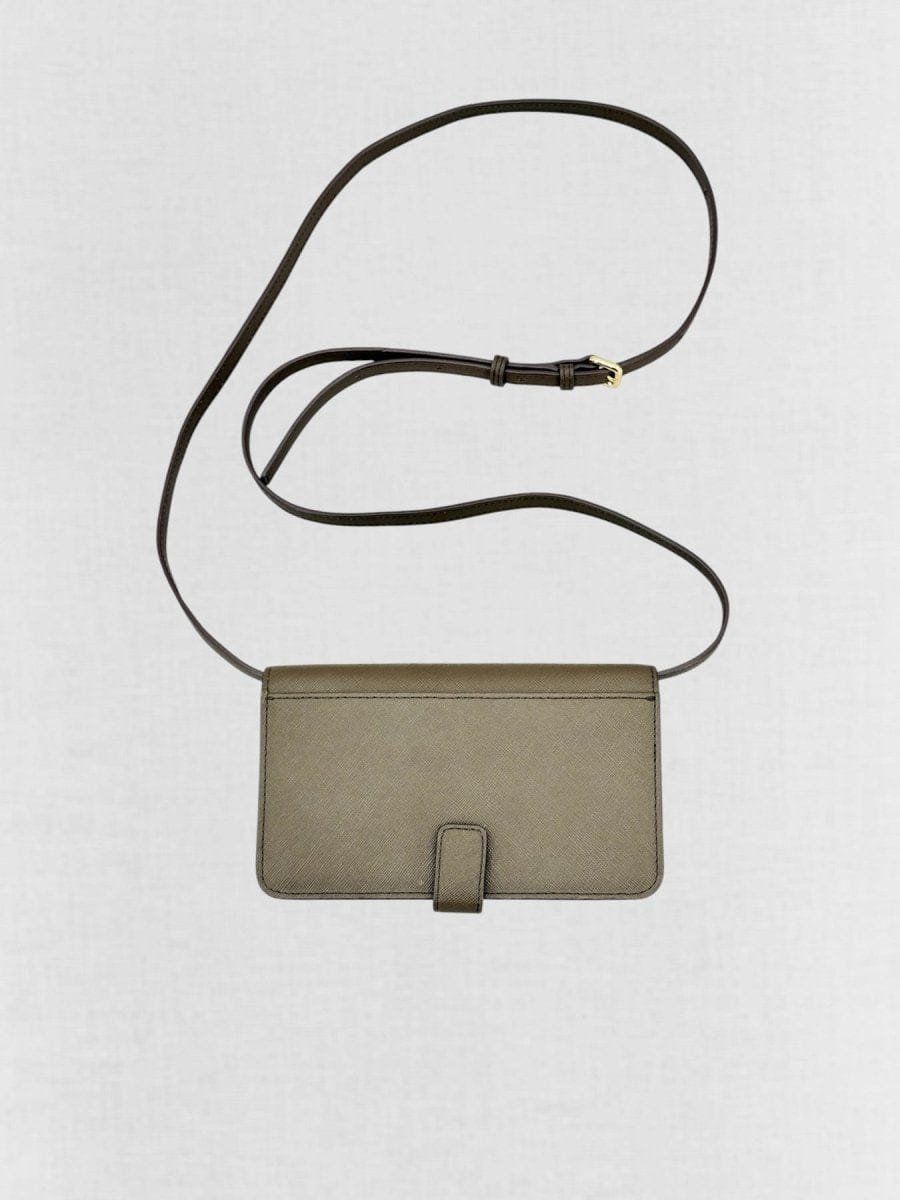 DKNY Wallet on Chain Brown Crossbody