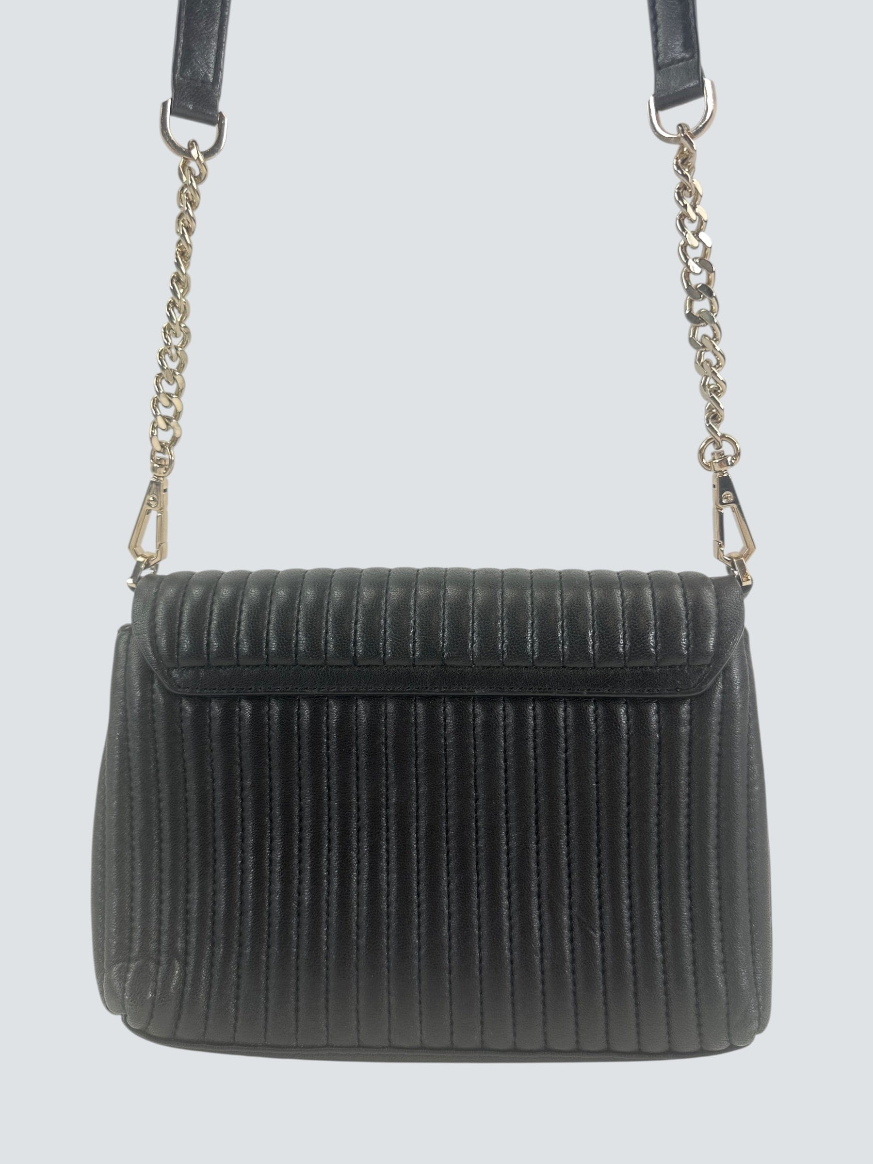 DKNY Black Leather Crossbody