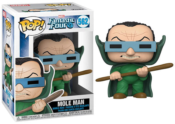 Funko Pop! Mole Man Fantastic Four 562 Vinyl Figure in PopShield Protector