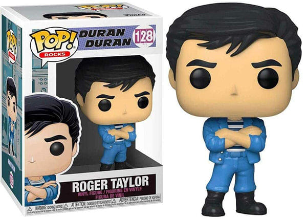 Funko Pop! Roger Taylor Duran Duran 128 Vinyl Figure in PopShield Protector