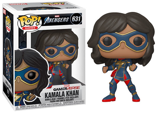 Funko Pop! Kamala Khan GamerVerse, Avengers Game 631 Vinyl Figure in PopShield Protector