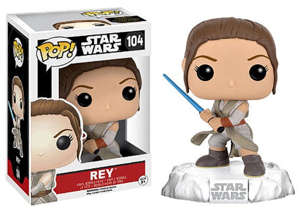 Funko Pop! Rey Lightsaber 104 Vinyl Figure in PopShield Protector