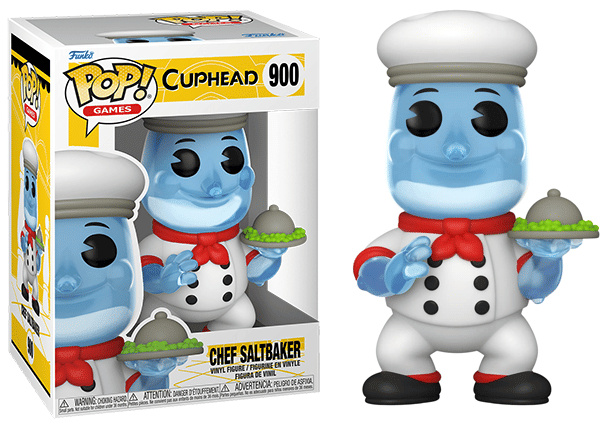 Funko Pop! Chef Saltbaker Cuphead 900 Vinyl Figure in PopShield Protector