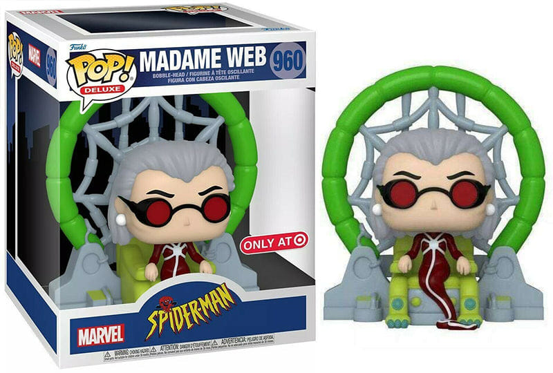Funko Pop! Madame Web Deluxe, Spider - Man 960 - Target Exclusive Vinyl Figure