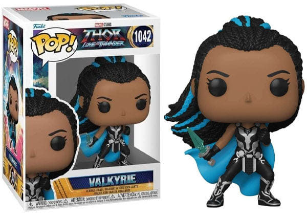 Funko Pop! Valkyrie Thor Love and Thunder 1042 Vinyl Figure in PopShield Protector