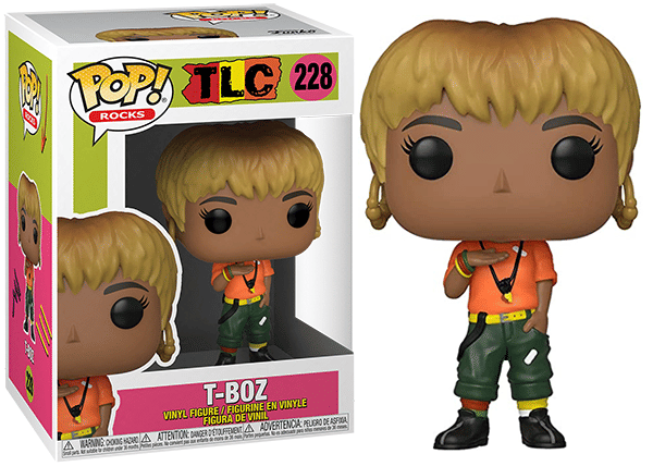 Funko Pop! T - Boz Orange Shirt, TLC 228 Vinyl Figure in PopShield Protector