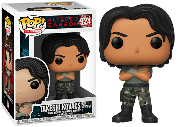 Funko Pop! Takeshi Kovacs Birth Kovacs, Altered Carbon 924 Vinyl Figure in PopShield Protector