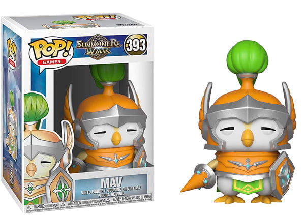 Funko Pop! Mav Summoners War, Games 393 Vinyl Figure in PopShield Protector