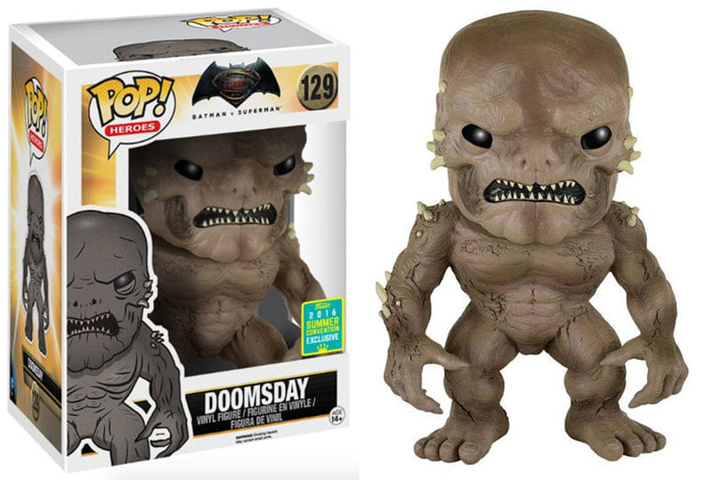 Funko Pop! Doomsday 6 - inch, Batman vs Superman 129 - 2016 Summer Convention Exclusive Vinyl Figure