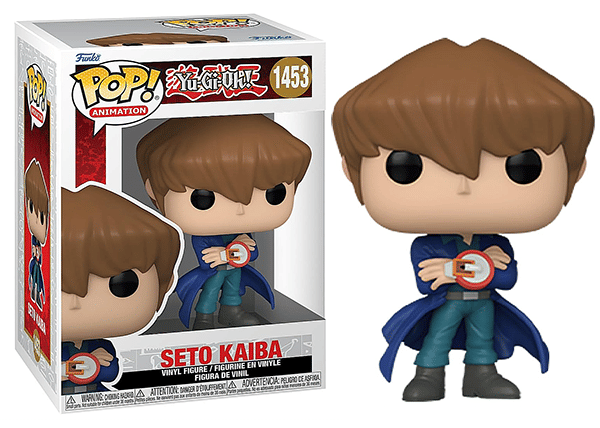 Funko Pop! Seto Kaiba Duelist Kingdom, Yu - Gi - Oh! 1453 Vinyl Figure in PopShield Protector