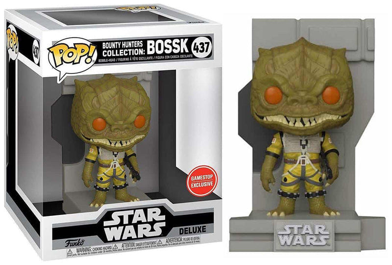 Funko Pop! Bounty Hunters Collection: Bossk Deluxe 437 - GameStop Exclusive Vinyl Figure
