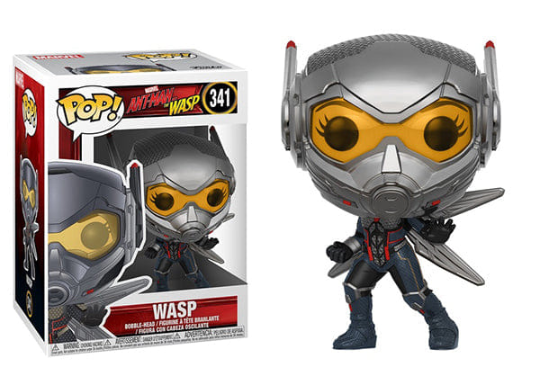 Funko Pop! Wasp Ant - Man and the Wasp 341 Vinyl Figure in PopShield Protector