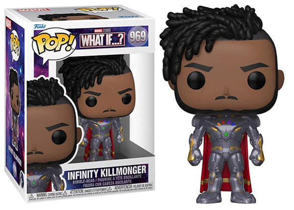 Funko Pop! Infinity Killmonger What If...? 969 Vinyl Figure in PopShield Protector