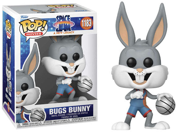 Funko Pop! Bugs Bunny Dribbling, Space Jam A New Legacy 1183 Vinyl Figure in PopShield Protector
