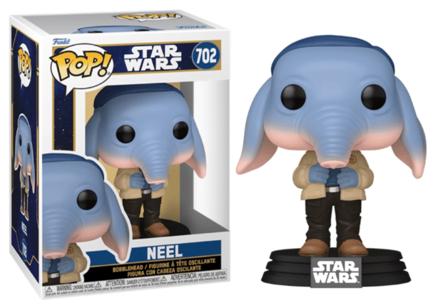 Funko Pop! Neel Star Wars Skeleton Crew 702 Vinyl Figure in PopShield Protector