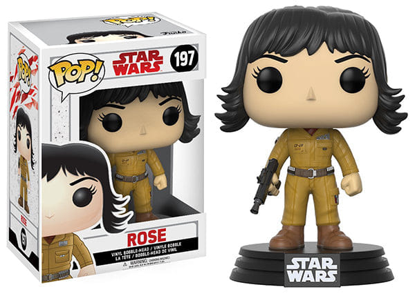 Funko Pop! Rose The Last Jedi 197 Vinyl Figure in PopShield Protector