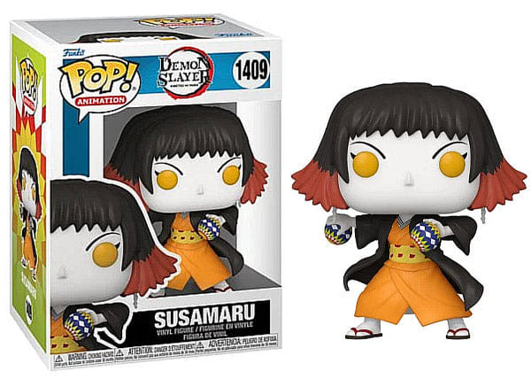 Funko Pop! Susamaru Demon Slayer 1409 Vinyl Figure in PopShield Protector