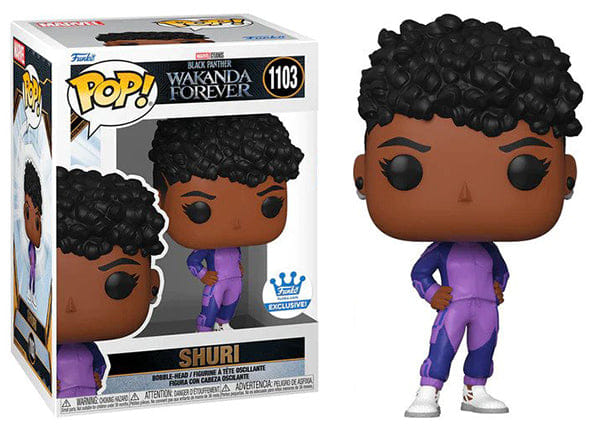 Funko Pop! Shuri Black Panther Wakanda Forever 1103 - Funko Shop Exclusive Vinyl Figure in PopShield Protector