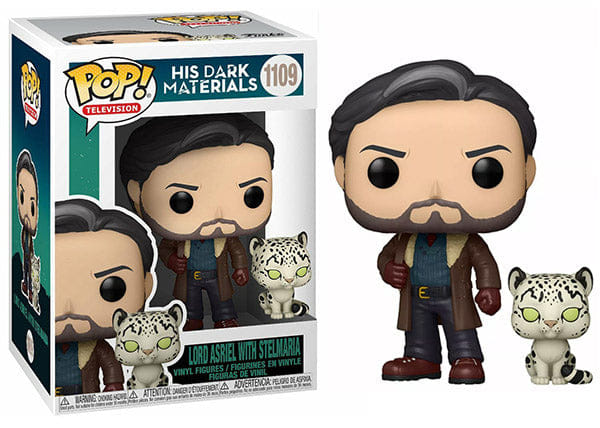 Funko Pop! Lord Asriel w/ Stelmaria His Dark Materials 1109 Vinyl Figure in PopShield Protector