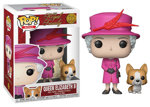 Funko Pop! Queen Elizabeth II The Royal Family Box, Royals 01 Vinyl Figure in PopShield Protector