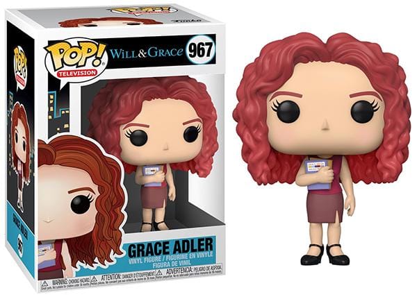 Funko Pop! Grace Adler Will & Grace 967 Vinyl Figure in PopShield Protector