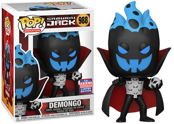 Funko Pop! Demongo Samurai Jack 988 - 2021 Summer Convention Exclusive Vinyl Figure in PopShield Protector