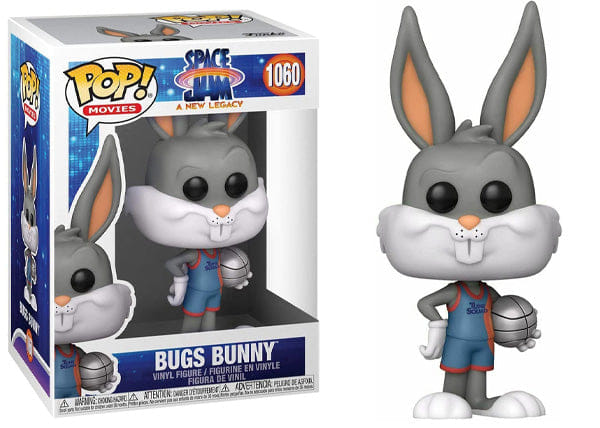 Funko Pop! Bugs Bunny Space Jam A New Legacy 1060 Vinyl Figure in PopShield Protector