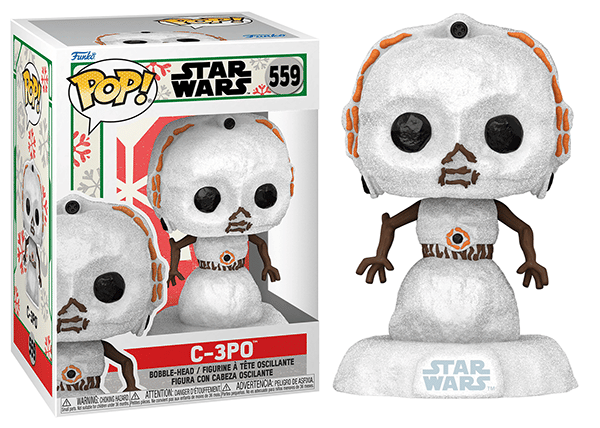Funko Pop! C - 3PO Snowman 559 Vinyl Figure in PopShield Protector
