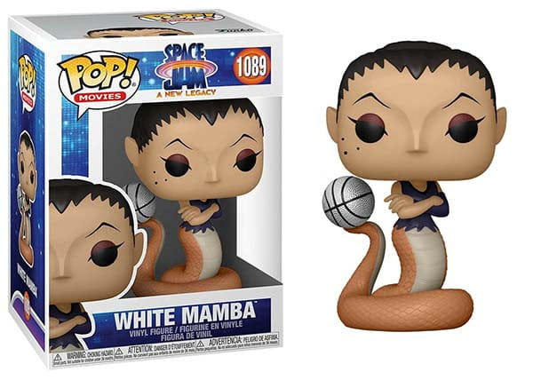 Funko Pop! White Mamba Space Jam A New Legacy 1089 Vinyl Figure in PopShield Protector