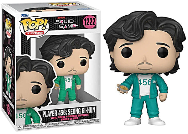 Funko Pop! Player 456: Seong Gi - Hun Squid Game 1222 Vinyl Figure in PopShield Protector
