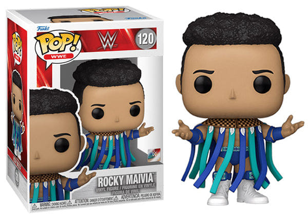 Funko Pop! Rocky Maivia WWE 120 Vinyl Figure in PopShield Protector