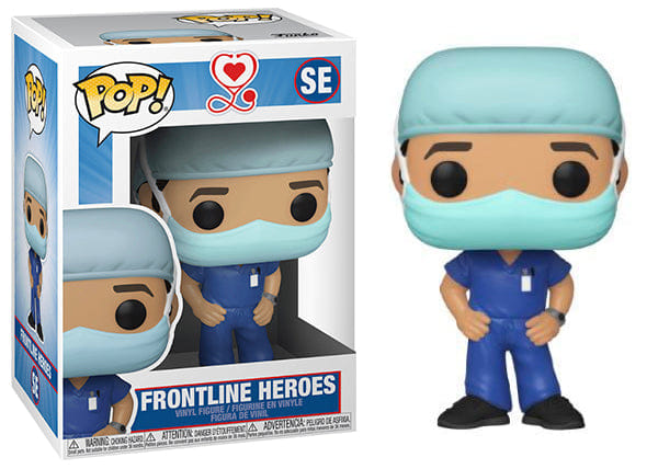 Funko Pop! Frontline Heroes Male #1 SE Vinyl Figure in PopShield Protector