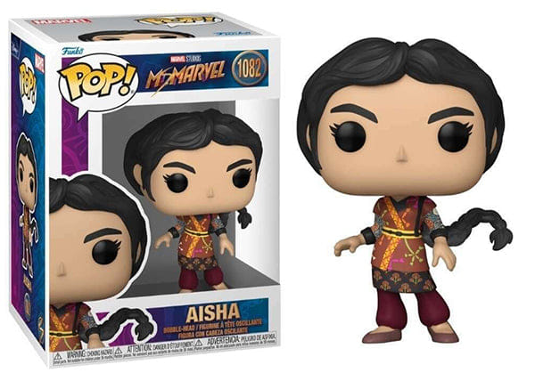 Funko Pop! Aisha Ms. Marvel 1082 Vinyl Figure in PopShield Protector
