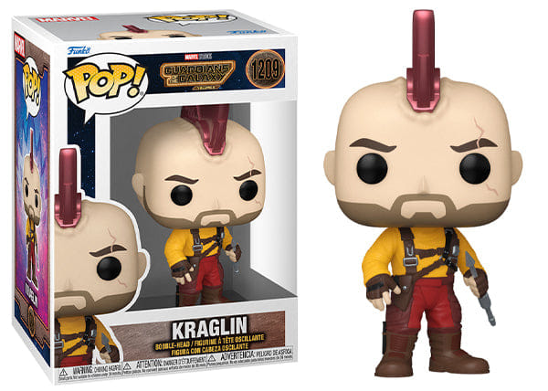 Funko Pop! Kraglin Guardians of the Galaxy 3 1209 Vinyl Figure in PopShield Protector