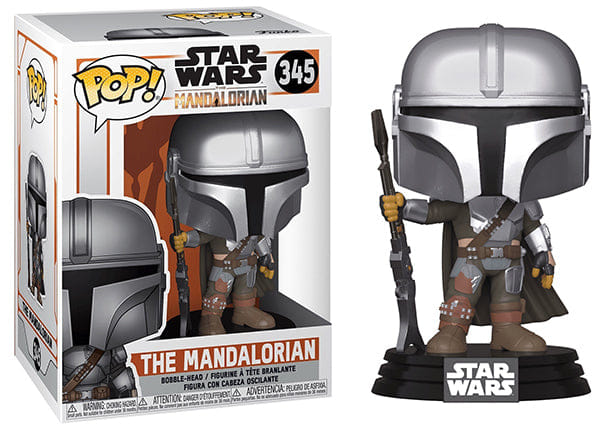 Funko Pop! The Mandalorian 345 Vinyl Figure in PopShield Protector