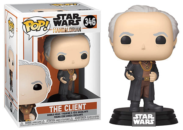 Funko Pop! The Client Mandalorian 346 Vinyl Figure in PopShield Protector