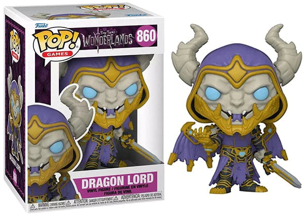 Funko Pop! Dragon Lord Tiny Tina's Wonderlands 860 Vinyl Figure in PopShield Protector