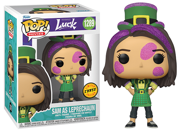 Funko Pop! Sam as Leprechaun Glitter, Luck 1289 **Chase** Vinyl Figure in PopShield Protector