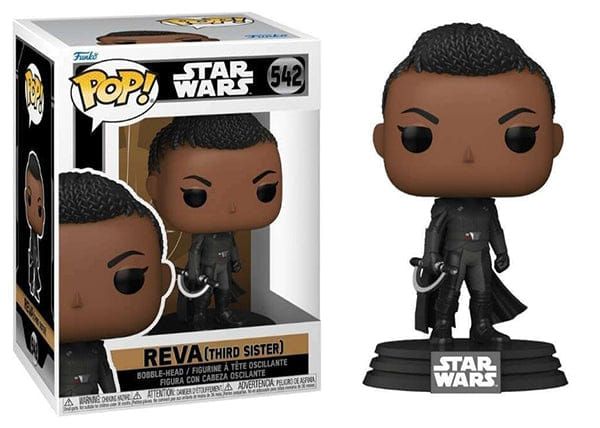 Funko Pop! Reva Third Sister, Star Wars 542 Vinyl Figure in PopShield Protector