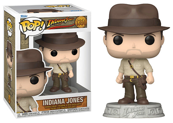 Funko Pop! Indiana Jones w/ Satchel 1350 Vinyl Figure in PopShield Protector