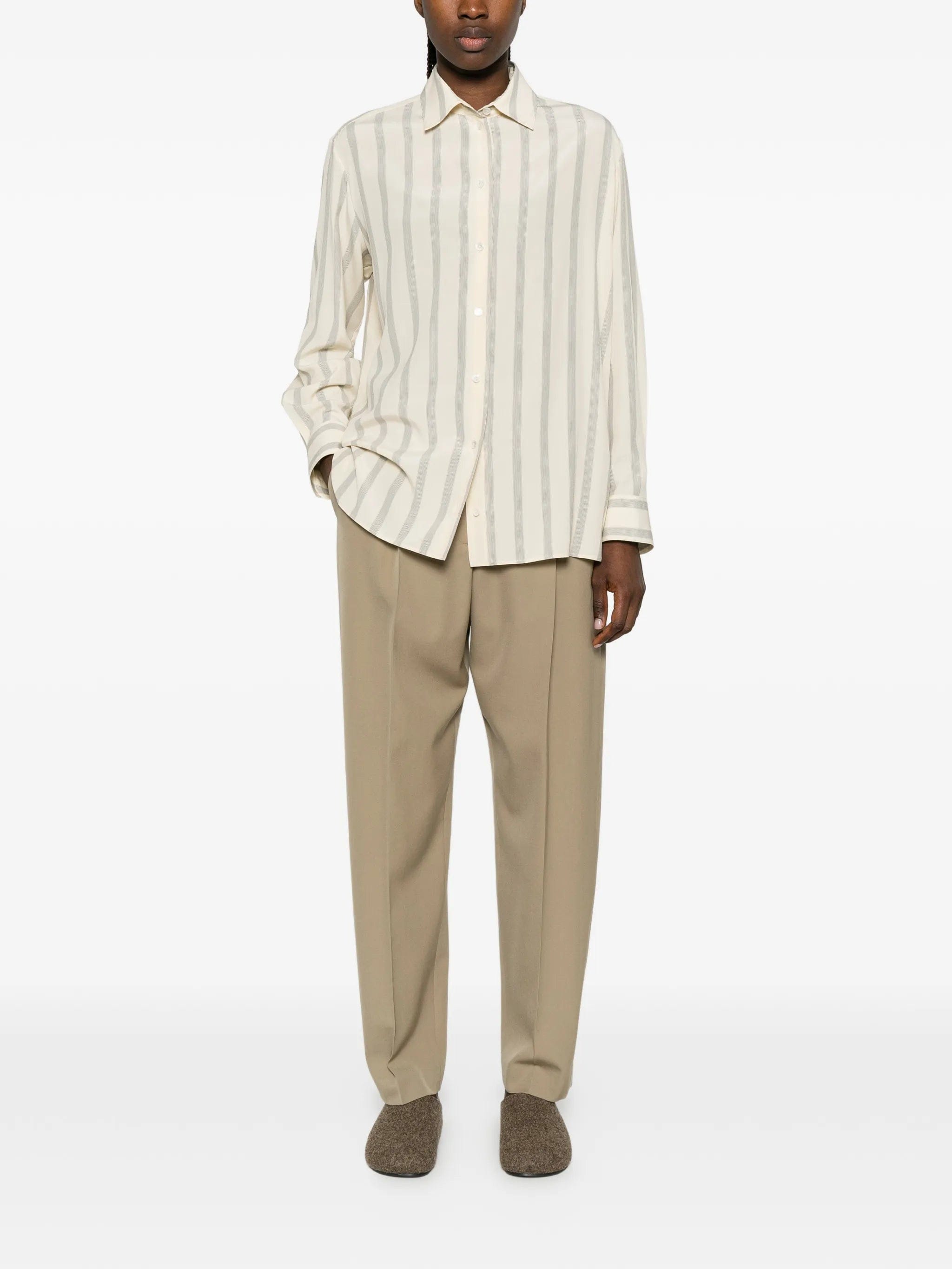 The Row Gianni wool tailored trousers