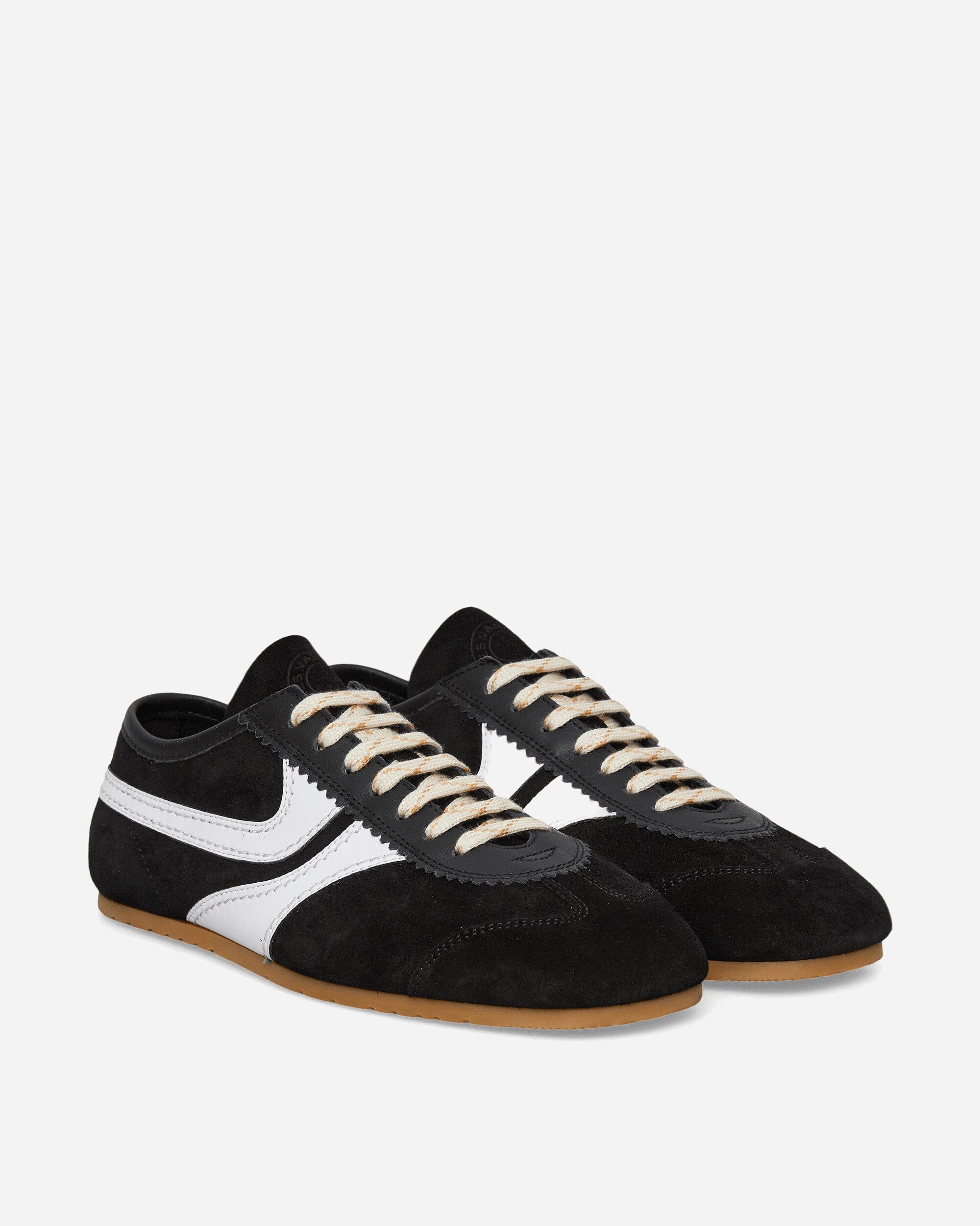 Dries Van Noten Suede Sneakers Black / White